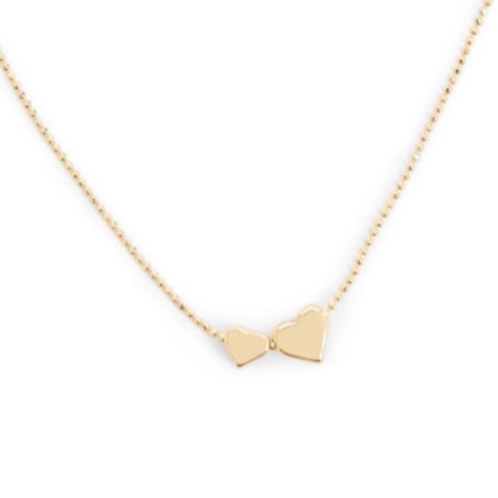 New Heart Pendant Chain Necklace Gold